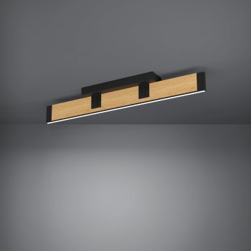 Eglo - Dimmbare LED-Deckenleuchte LED/27W/230V 3000K schwarz/braun
