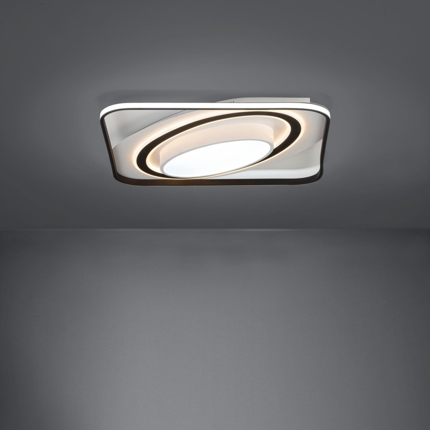 Eglo - Dimmbare LED-Deckenleuchte LED/28W/230V+LED/13W+ LED/2,8W 3000-6500K schwarz + Fernbedienung
