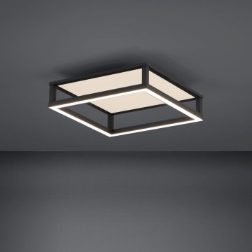Eglo - Dimmbare LED-Deckenleuchte LED/29,4W/230V 2700-6500K schwarz + Fernbedienung