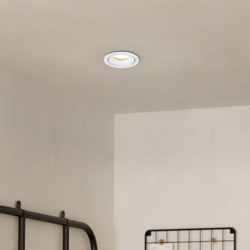 Eglo - Dimmbare LED-Einbauleuchte/4,9W/230V weiß