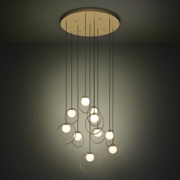 Eglo - Dimmbare LED-Hängeleuchte 10xLED/3W/230V 3000K d 58 cm golden