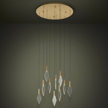 Eglo - Dimmbare LED-Hängeleuchte 10xLED/3W/230V 3000K d 58 cm golden