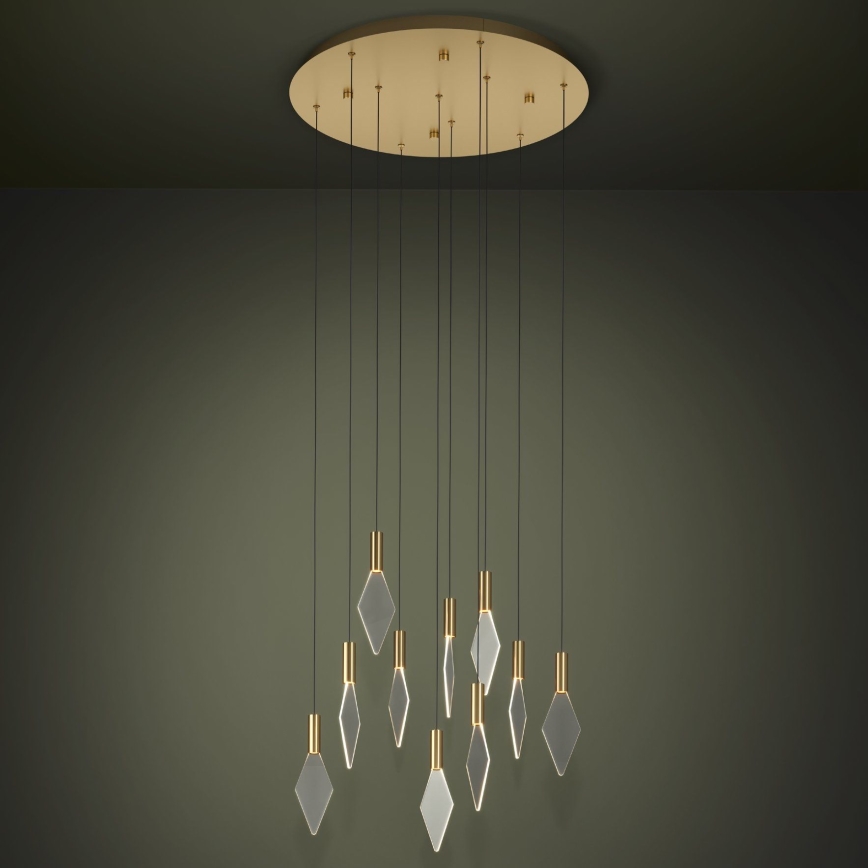 Eglo - Dimmbare LED-Hängeleuchte 10xLED/3W/230V 3000K d 58 cm golden