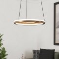 Eglo - Dimmbare LED-Hängeleuchte mit Kabelaufhängung 2xLED/20W/230V 2700-6500K Ø 48 cm Bronze + Fernbedienung