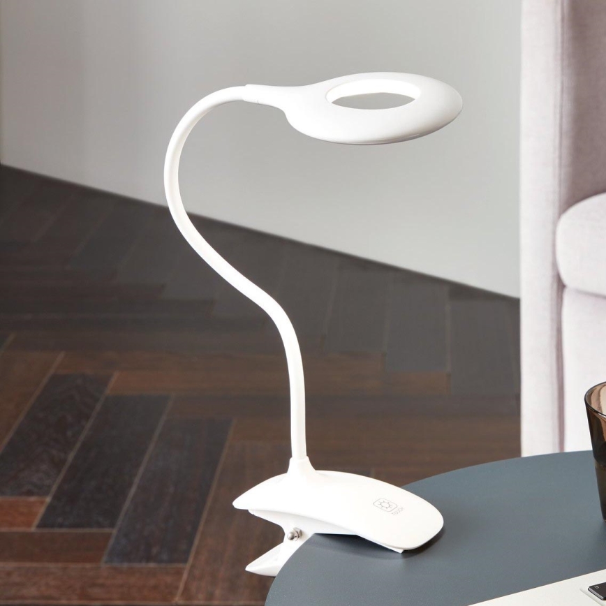 Eglo - Dimmbare LED-Leuchte mit Klemme 1xLED/3W/230V 500 mAh weiß