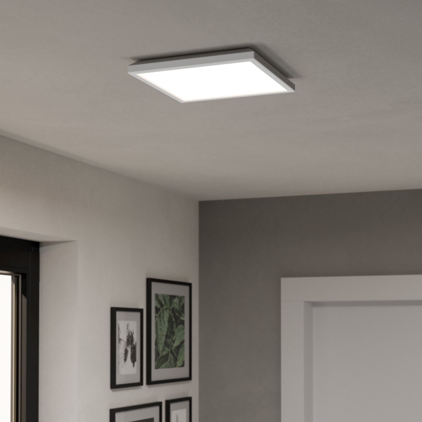 Eglo - Dimmbare LED-RGBW-Deckenleuchte für Badezimmer LED/13,4W/230V 2700-6500K 29x29 cm IP44 weiß ZigBee