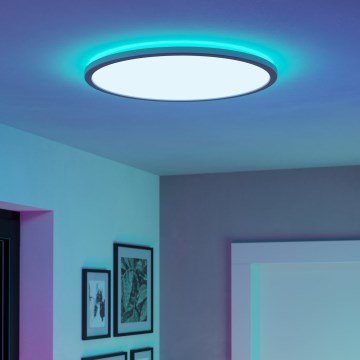Eglo - Dimmbare LED-RGBW-Deckenleuchte für Badezimmer LED/16,8W/230V 2700-6500K d 50 cm IP44 weiß ZigBee