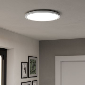 Eglo - Dimmbare LED-RGBW-Deckenleuchte für Badezimmer LED/18,5W/230V 2700-6500K d 38,9cm IP44 weiß ZigBee