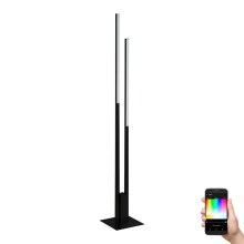 Eglo - Dimmbare LED-RGBW-Stehleuchte 2xLED/16W/230V schwarz ZigBee