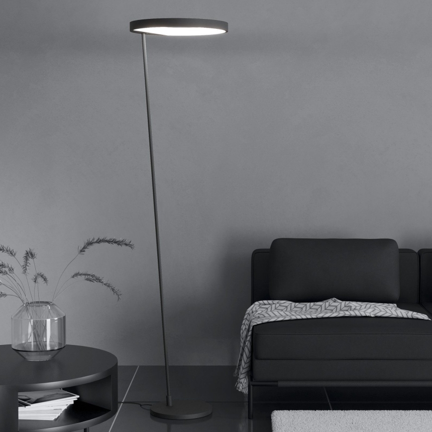 Eglo - Dimmbare LED-Stehleuchte LED/23W/230V 3000K schwarz