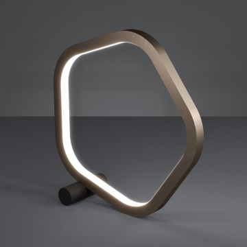 Eglo - Dimmbare LED-Tischleuchte, 7 W, 230 V, Messing