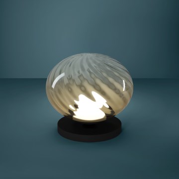 Eglo - dimmbare LED-Tischleuchte LED/5,8W/230V 2200-6500K beige/rauchfarben + Fernbedienung