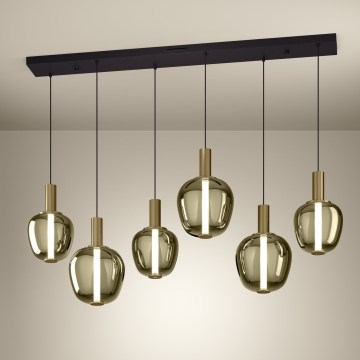 Eglo - Dimmbarer LED-Kronleuchter 3xLED/5W/230V + 3xLED/6,5W + 6xLED/1,6W 2200-6500K goldfarben