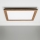 Eglo - Dimmbares LED-RGBW-Anbaupanel SALOBRENA-C WOOD LED/30,5W/230V 2700-6500K 64x64 cm braun + Fernbedienung