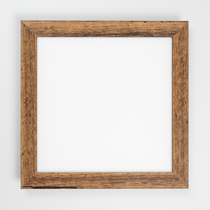 Eglo - Dimmbares LED-RGBW-Anbaupanel SALOBRENA-C WOOD LED/21W/230V 2700-6500K 49,5x49,5 cm braun + Fernbedienung