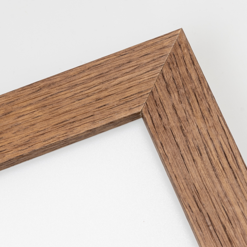 Eglo - Dimmbares LED-RGBW-Anbaupanel SALOBRENA-C WOOD LED/21W/230V 2700-6500K 49,5x49,5 cm dunkelbraun + Fernbedienung