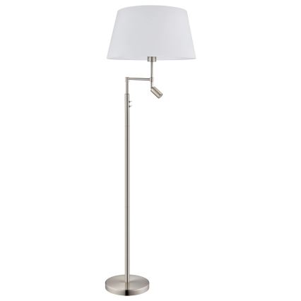 Eglo/Edi Beleuchtung - LED-Stehleuchte SANTANDER 1xE27/11W/230V + LED/2,3W mattes Chrom
