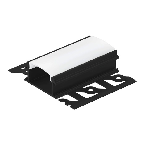 Eglo  - Einbauprofil für LED-Streifen RECESSED 62x14x1000 mm schwarz