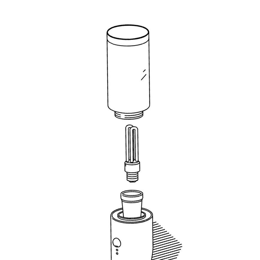 Eglo - Ersatzlampenschirm für Outdoor-Leuchte HELSINKI d 7,5 cm