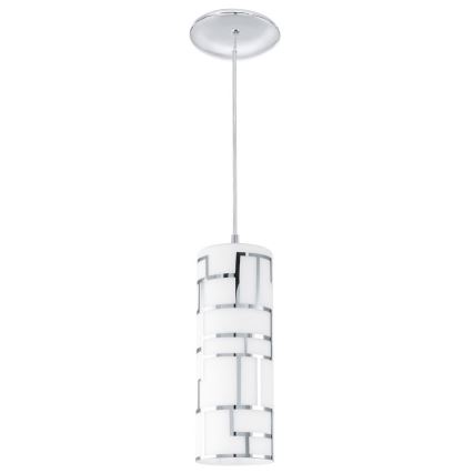 Eglo - Ersatzglas für Hängeleuchte und Lampe BAYMAN weiß/glänzendes Chrom