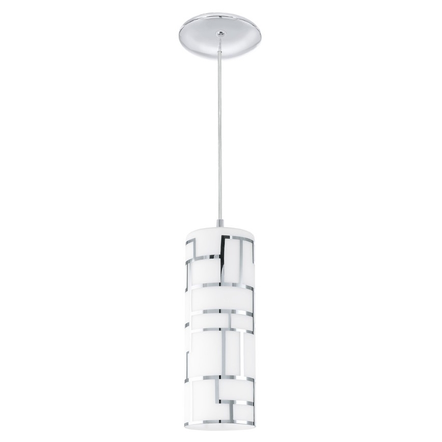 Eglo - Ersatzglas für Hängeleuchte und Lampe BAYMAN weiß/glänzendes Chrom