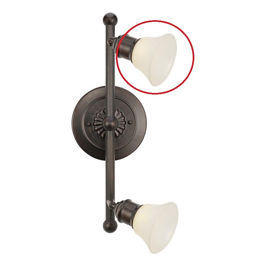 Eglo - Ersatzglas für Deckenleuchte ALAMO d 8 cm