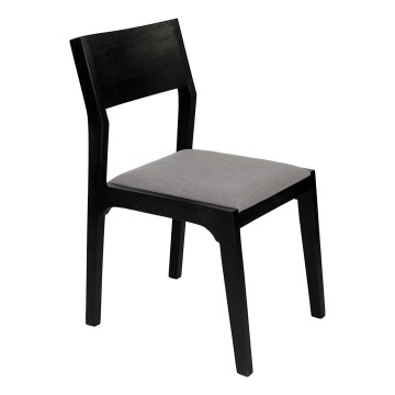 Eglo - Esszimmerstuhl 84x55 cm schwarz/grau