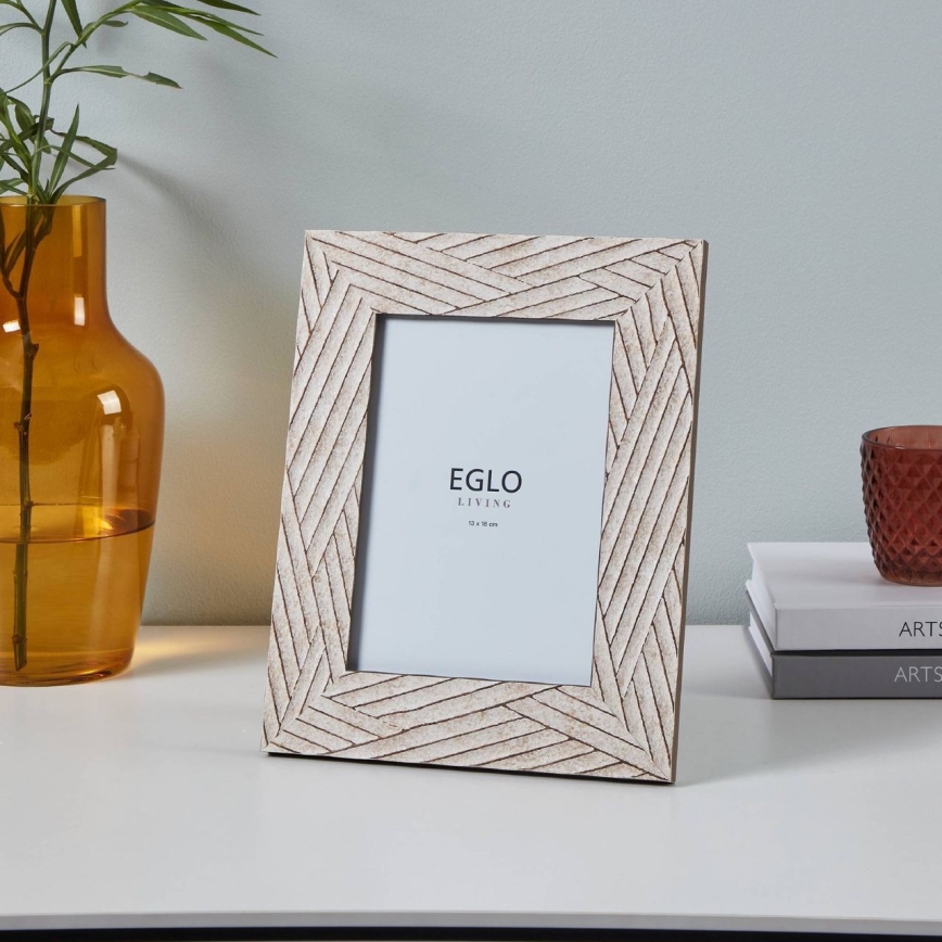 Eglo - Fotorahmen 13x18 cm beige