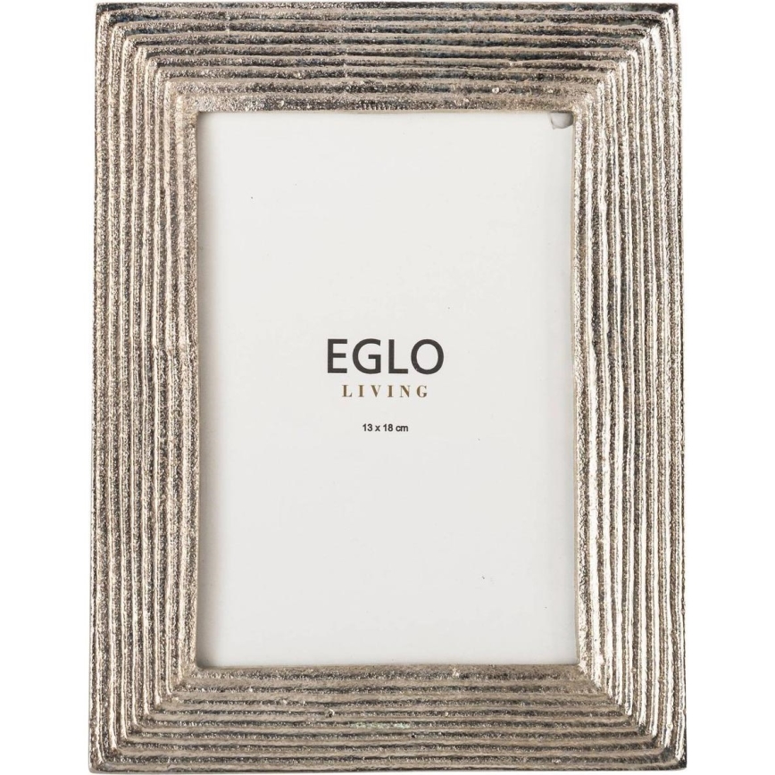 Eglo - Fotorahmen 13x18 cm silbern