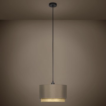 Eglo - Hängeleuchte 1xE27/40W/230V braun