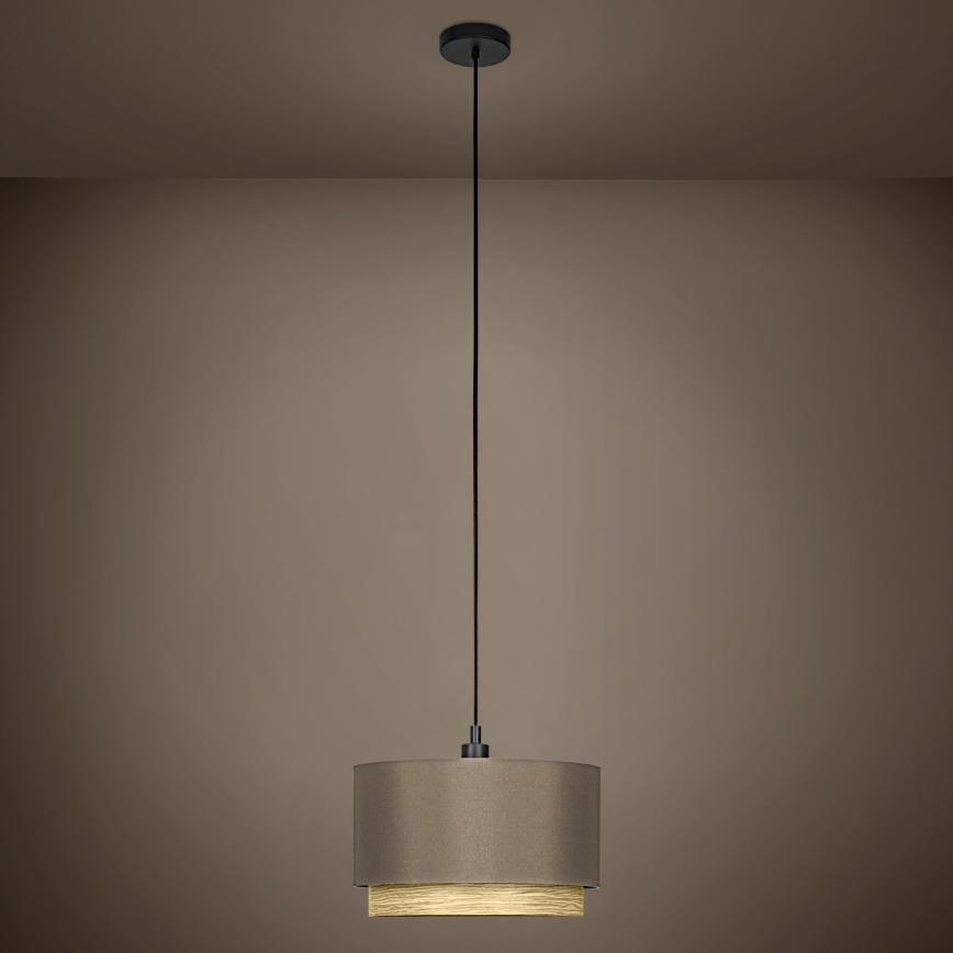 Eglo - Hängeleuchte 1xE27/40W/230V braun