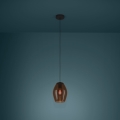 Eglo - Hängeleuchte 1xE27/40W/230V braun