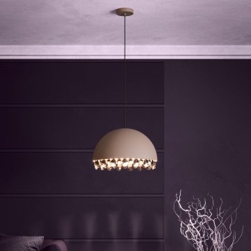 Eglo - Hängeleuchte 1xE27/40W/230V braun