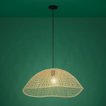 Eglo - Hängeleuchte 1xE27/40W/230V d 72 cm Bambus