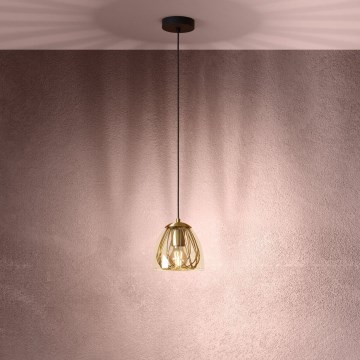 Eglo - Hängeleuchte 1xE27/40W/230V golden