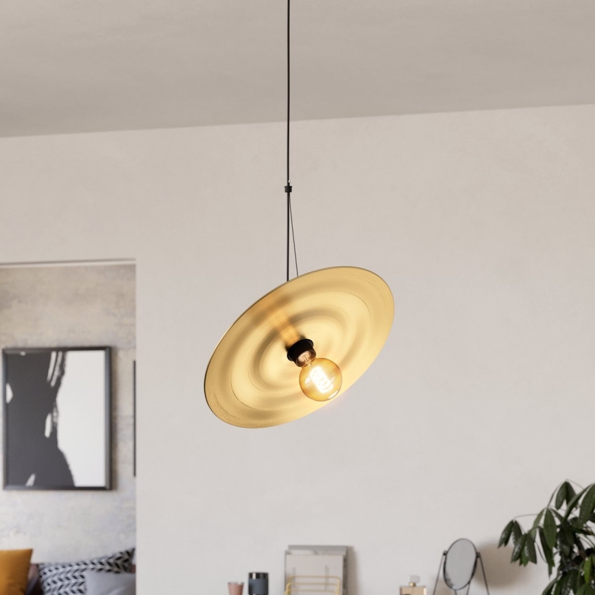 Eglo - Hängeleuchte 1xE27/40W/230V golden