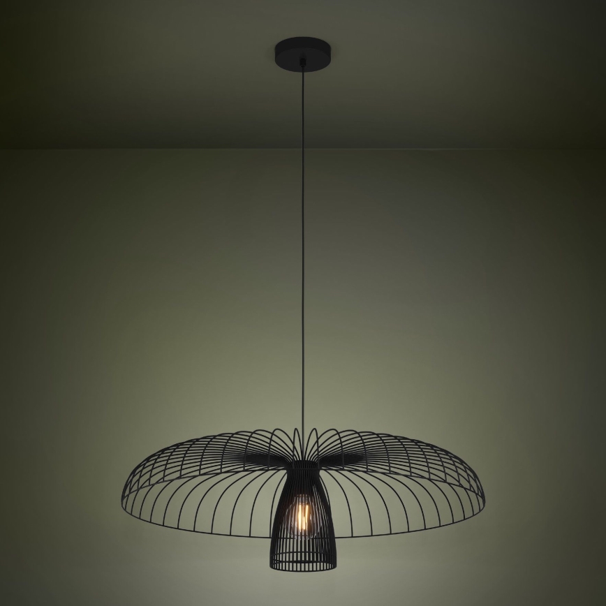 Eglo - Hängeleuchte 1xE27/60W/230V d 77 cm schwarz