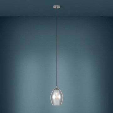 Eglo - Hängeleuchte 1xE27/60W/230V rauchig