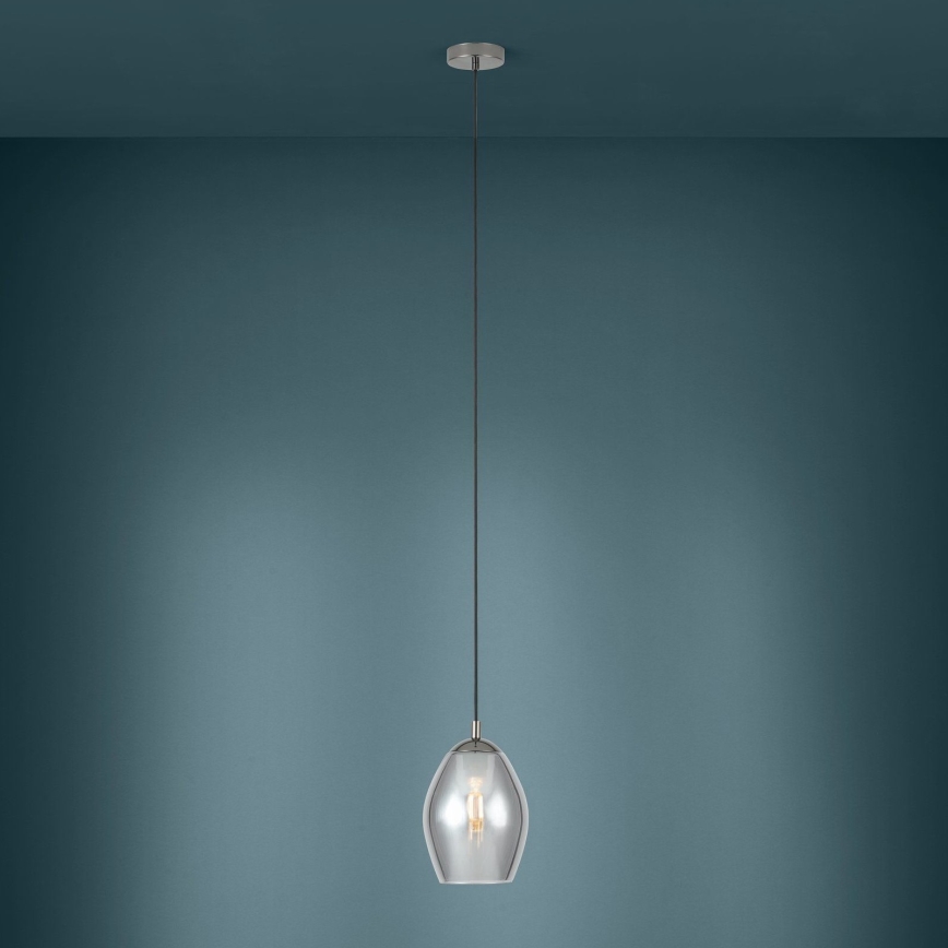 Eglo - Hängeleuchte 1xE27/60W/230V rauchig