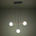 Eglo - Hängeleuchte 3xE14/40W/230V golden/schwarz
