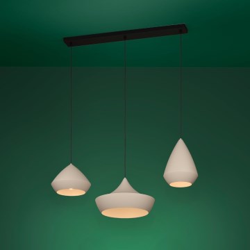 Eglo - Hängeleuchte 3xE27/28W/230V beige