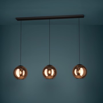 Eglo - Hängeleuchte 3xE27/40W/230V kupfern