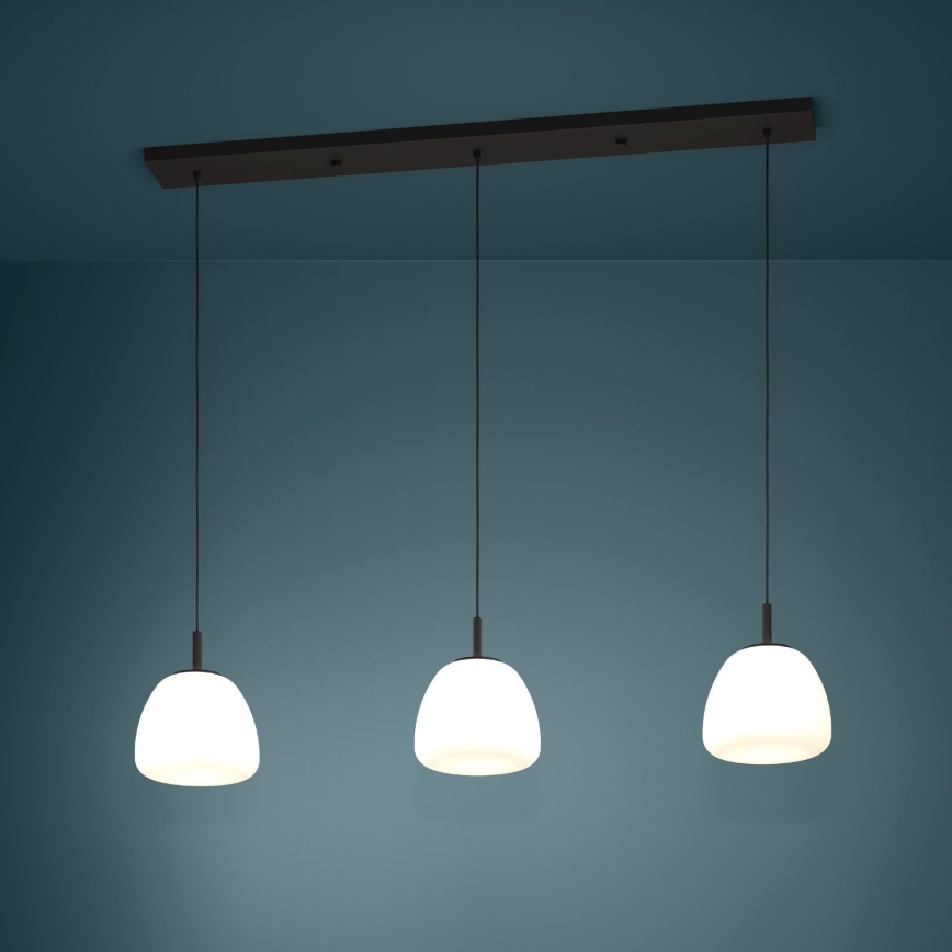 Eglo - Hängeleuchte 3xE27/40W/230V schwarz
