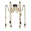 Eglo - Hängeleuchte 6xE27/28W/230V Spinne