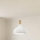 Eglo - Hängeleuchte an Schnur 1xE27/60W/230V d 28 cm weiß - FSC-zertifiziert