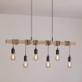 Eglo - Hängeleuchte an Schnur TOWNSHEND 6xE27/60W/230V - FSC-zertifiziert