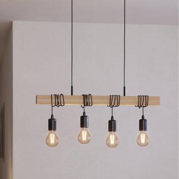 Eglo - Hängeleuchte TOWNSHEND 4xE27/60W/230V