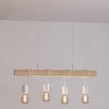 Eglo - Hängeleuchte TOWNSHEND 4xE27/60W/230V