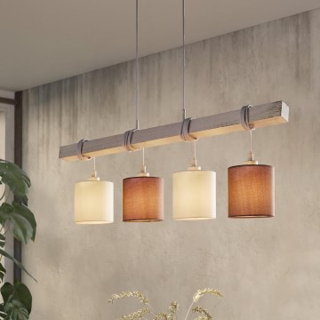 Eglo - Hängeleuchte TOWNSHEND 4xE27/60W/230V