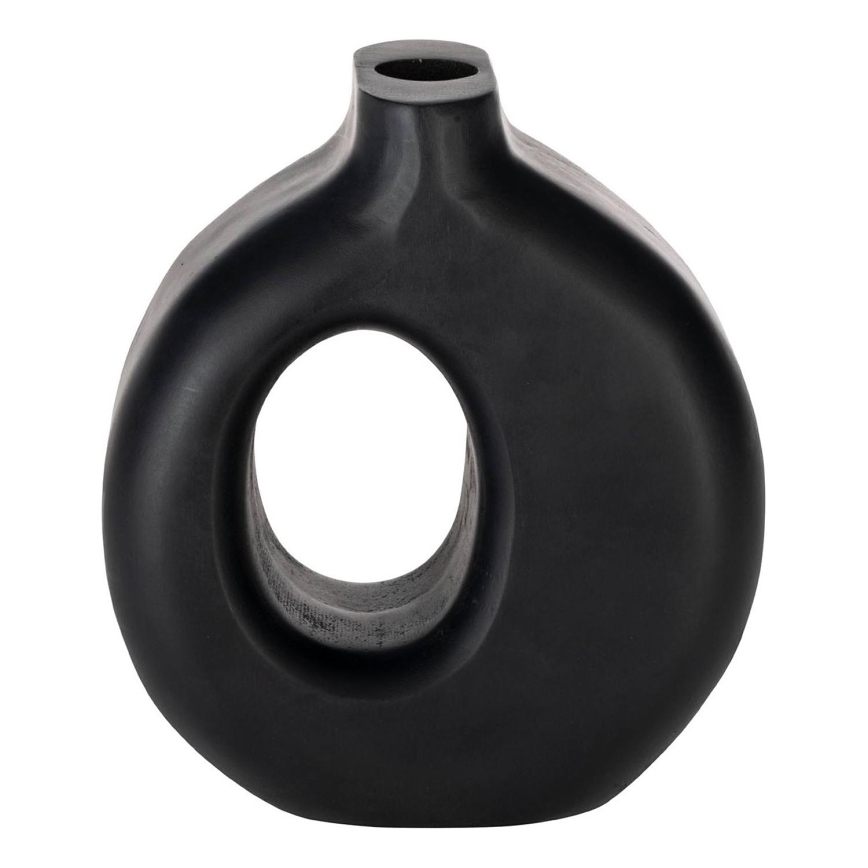 Eglo - Holzvase 16,5x18 cm schwarz